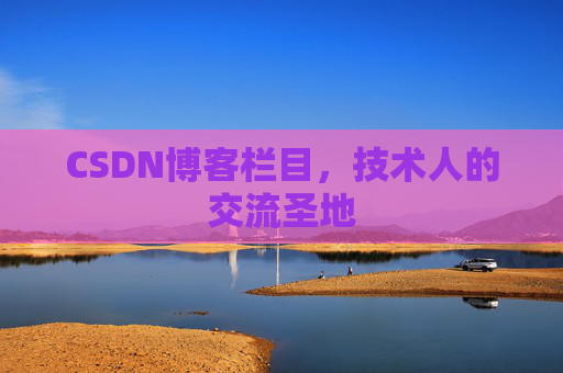 CSDN博客栏目，技术人的交流圣地